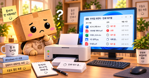 프린터 인쇄 대기열 삭제 문서 안 지워질 때 해결 방법