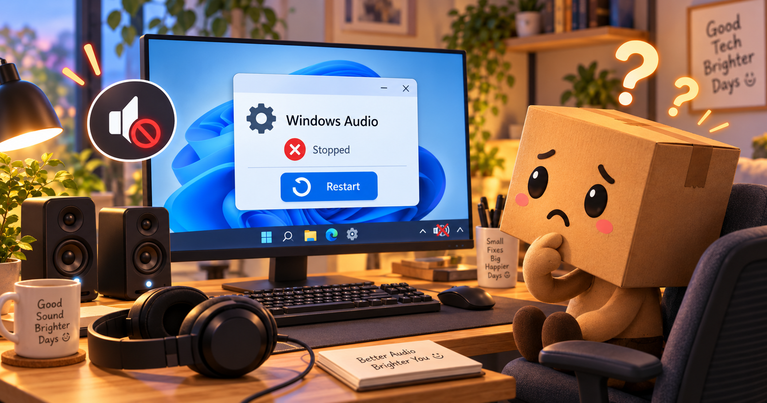 컴퓨터 소리 안남 Windows Audio 서비스 다시 시작 방법