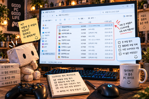 C드라이브 대용량 파일 찾기 사진 영상 다운로드 폴더 정리